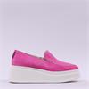 Marco Moreo Dublin Slip On Trim Wedge - Pink Suede